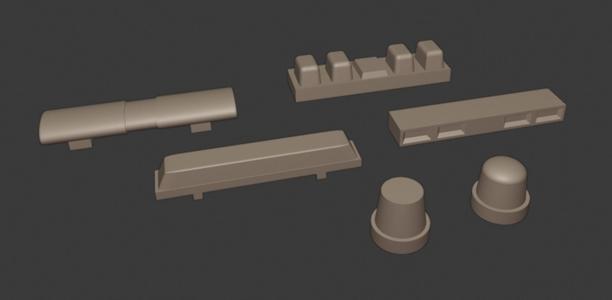 Gaslands Police Lights Set