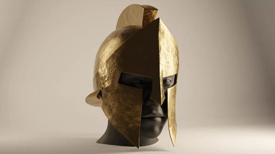 Spartan Helmet Detailed