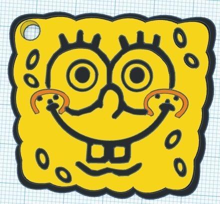 spongebob keychain