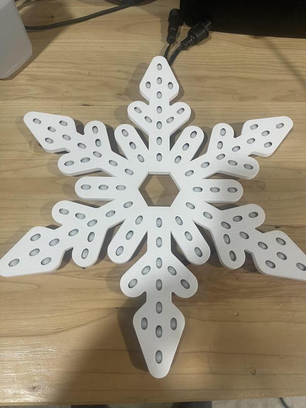 Seed Pixel Snow Flake Prop