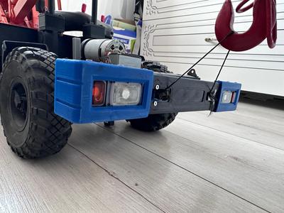 Front bumper for kamaz