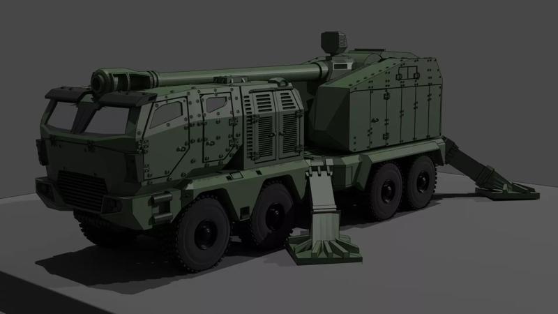 Yugoimport B-52 Nora self-propelled howitzer gun
