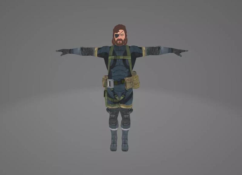 Big Boss Metal Gear 3D print model