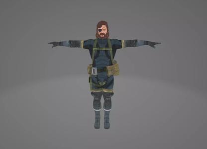 Big Boss Metal Gear 3D print model