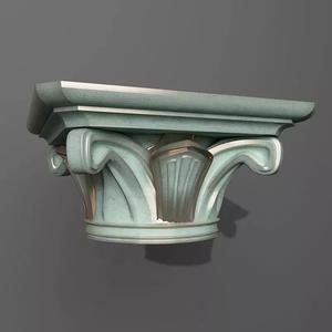 Capital ornate column