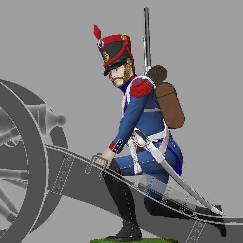 Artilleur Napoleon - Gribeauval gun servant #6