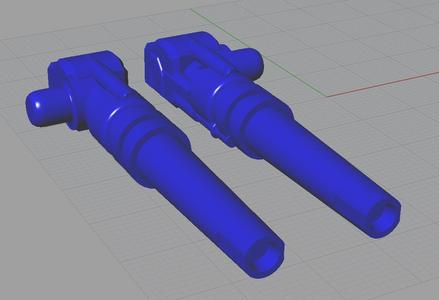 AOYI Abominus UPgrades- Rippersnapper cannons, Combiner feet