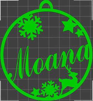 Moana" Christmas bauble