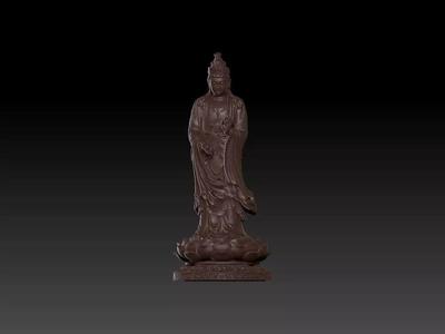 Quanyin buddha statues model