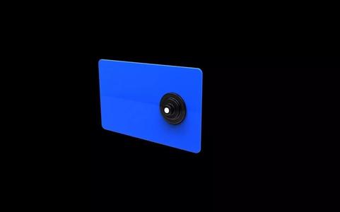 3D printable visiting card for photographer 3D print model