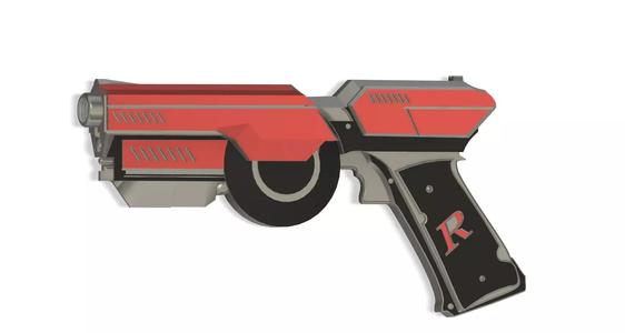 Red Hood Pistol - 3d file STL
