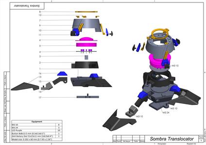 Sombra Translocator - Overwatch - STL CAD  - Personal Use