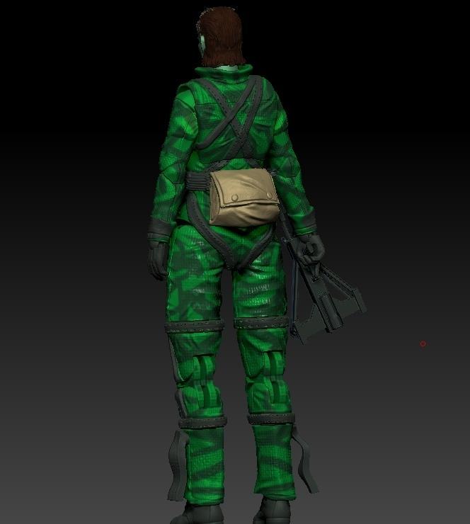 METAL GEAR SOLID 3 THE FEAR 1/6 PLAY ARTS KAYI STYLE ACTION FIGURE FOR 3D PRINTING