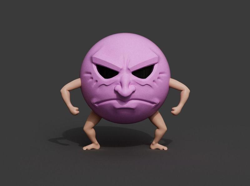 Jibaku Bucky Anime 3D print model