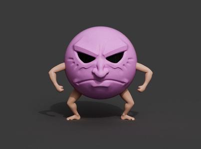 Jibaku Bucky Anime 3D print model