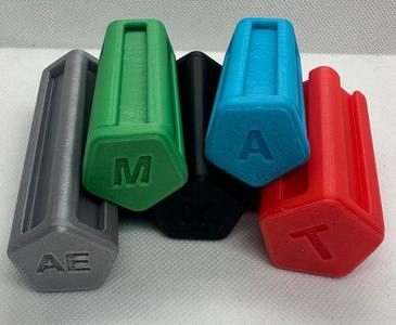 RC Car bushing insert storage for Mugen