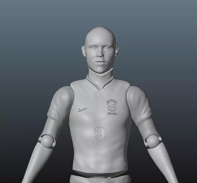 Pre-assambled Ronaldo Luis Nazario de Lima toy