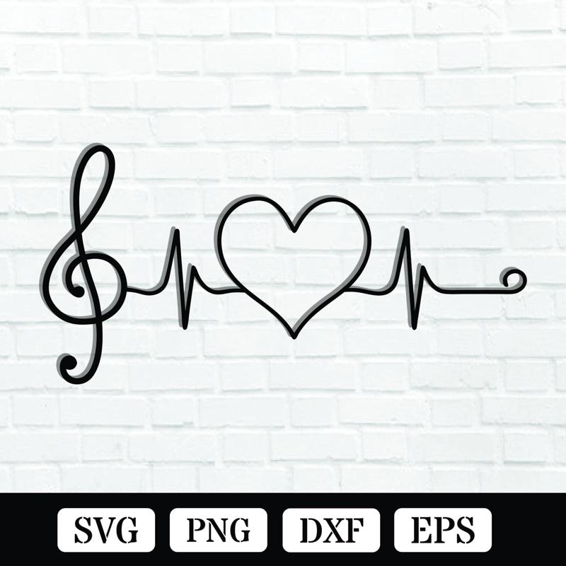 Music Metal Wall Art Laser Cut Files