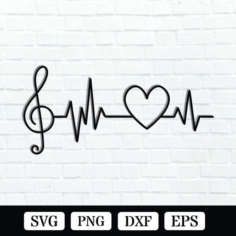 Music Metal Wall Art Laser Cut Files