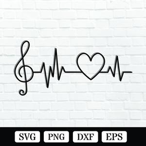 Music Metal Wall Art Laser Cut Files