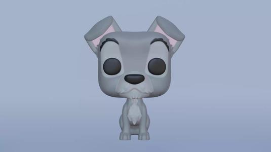 Printable Tramp Funko from Lady and the Tramp