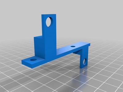 Snap-Fit Blower Fan Duct mount for Wanhao Duplicator i3
