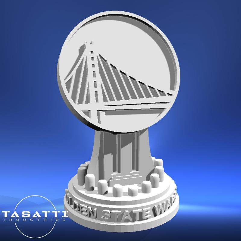 NBA Golden State Warriors Logo Trophy