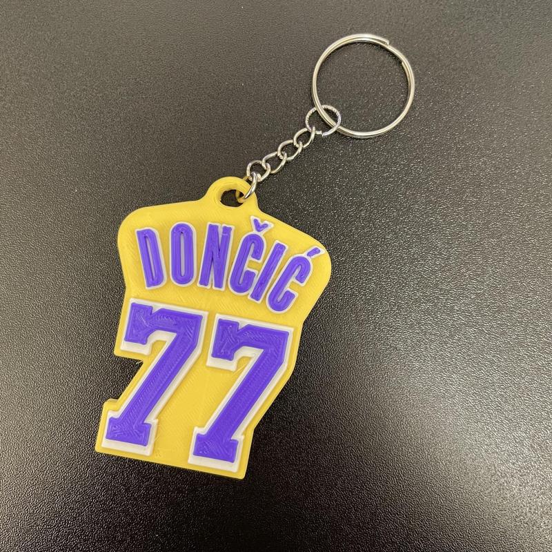 Luka Doncic Lakers Keychain