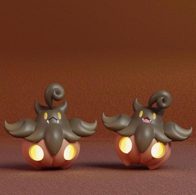 Pokemon - Pumpkaboo with 2 poses