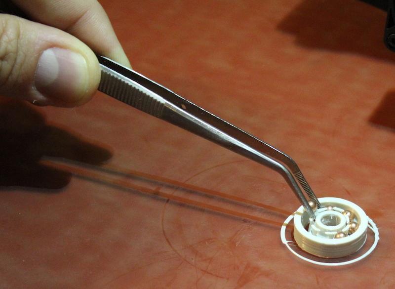 Ball Bearing with paused addition of BBs