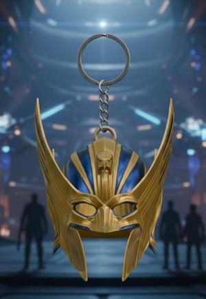 Thor Mask Keychain - Odinson Majesty Pose - Marvel - Ready to Print (No Supports Needed)