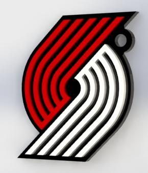 Portland Trail Blazers Key Chain