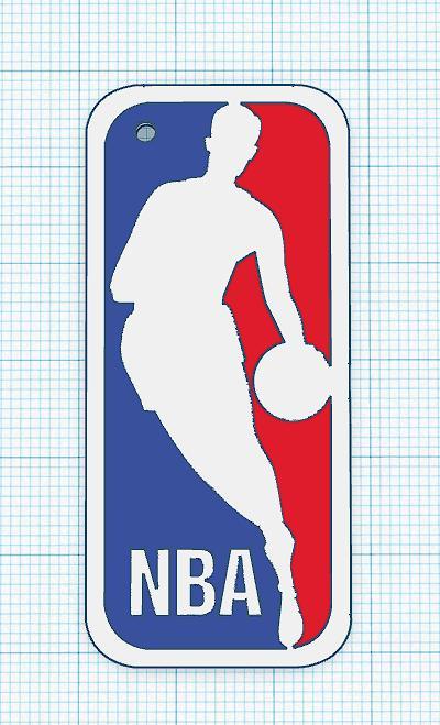 NBA Logo Keychain