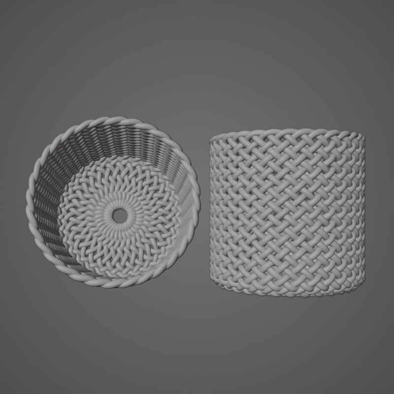 Weave Basket Cylinder