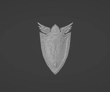 Imperial Crusader Shield from Lineage2 Game L2 3D print model