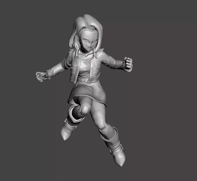 Android 18 3D Model