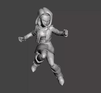 Android 18 3D Model