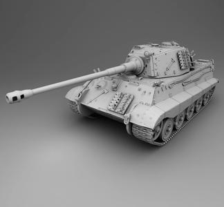 German Tank PZ Tiger 2