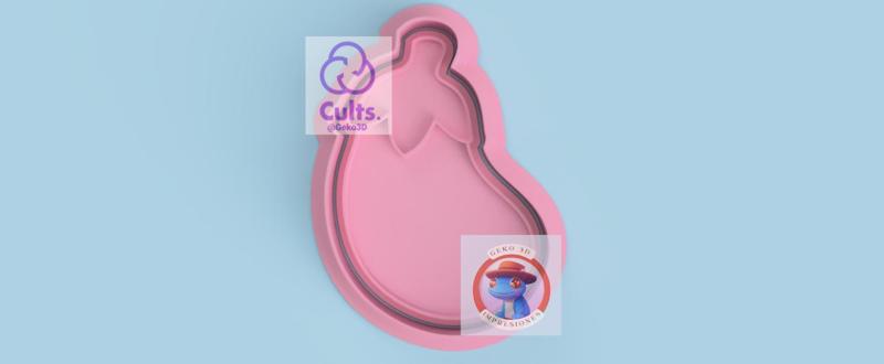 Eggplant cookie cutter (eggplant cookie cutter)