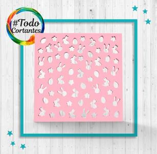 Texture/ Stencil Easter