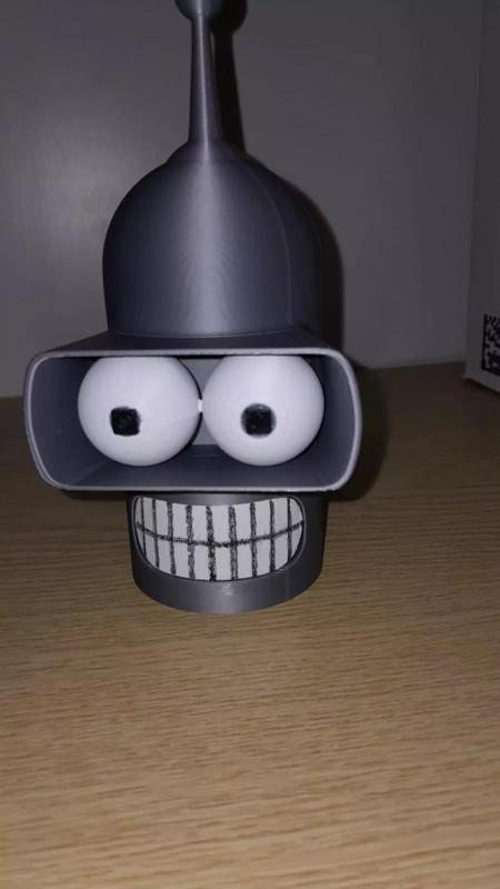 Bender head Futurama  for 3d print