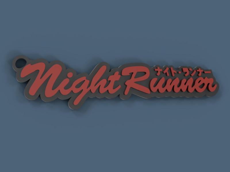 Night Runner Keychain