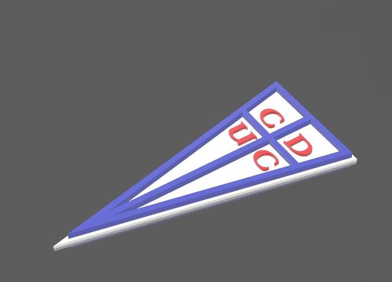 UNIVERSIDAD CATOLICA CHILE LOGO FOR CHOP CUP EASY TO PRINT AND COLOR CHANGE BY HEIGHT