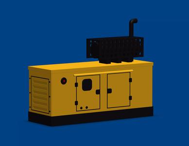 Electric-diesel-generator generator