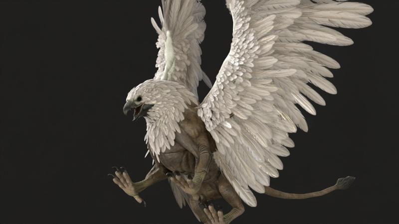 Griffon High Poly for 3d Print