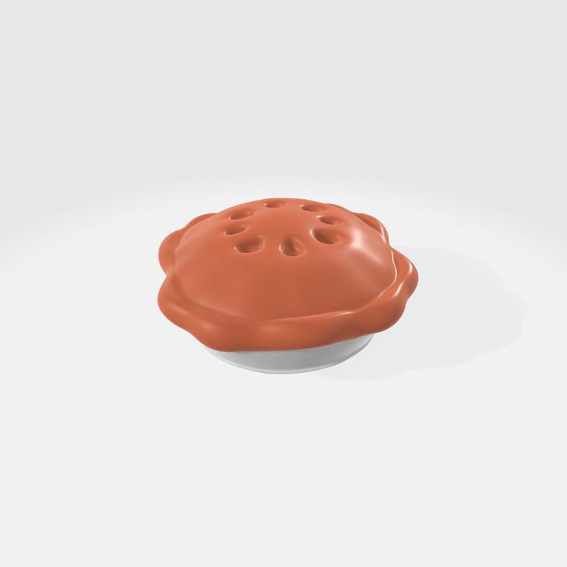Realistic 3D Pie Model - Food Asset