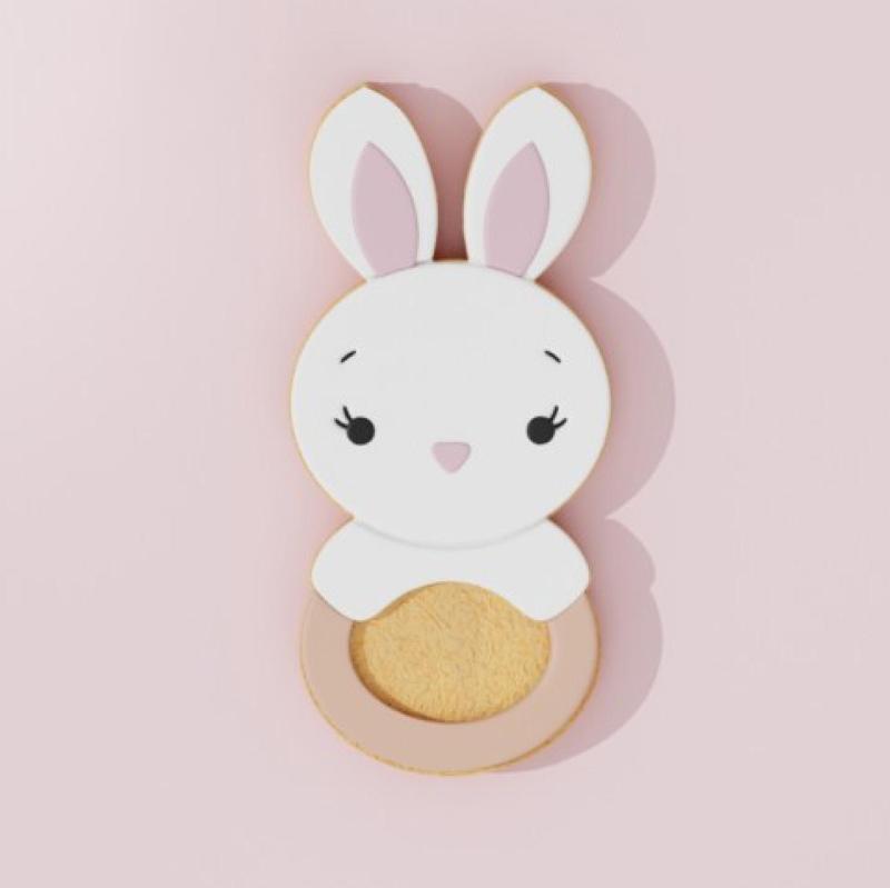 🐰🍼 Baby Bunny Pacifier Cookie – Sweet Comfort in Every Bite 💗