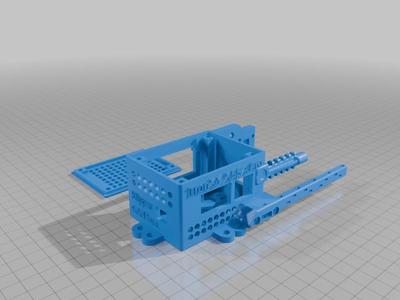 BTT EBB42 (customised and customizable) box for TronXY X5SA Pro using stock gantry mount