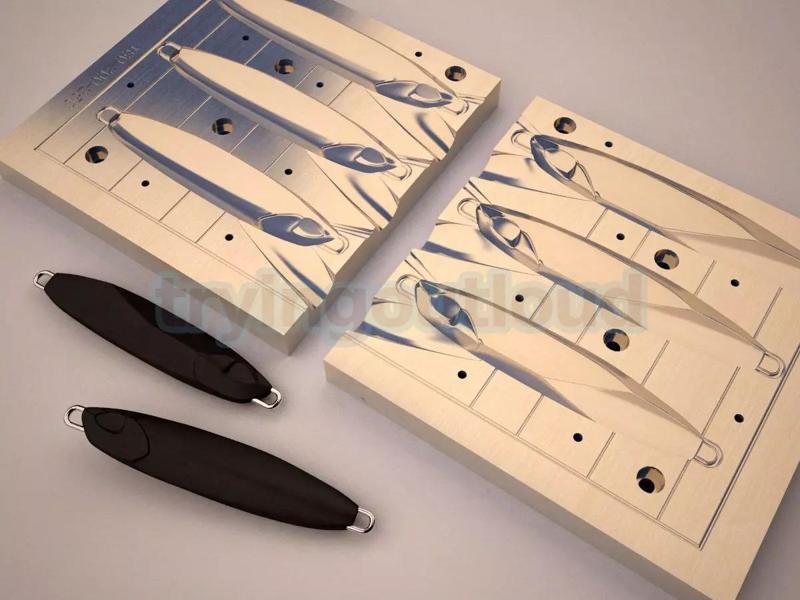 180-200-250 Gr DM Force Slow Pitch Metal Jig Mold