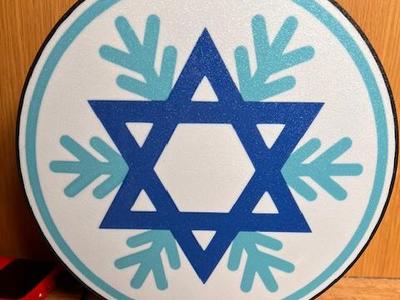 Hanukkah Decoration Light Box